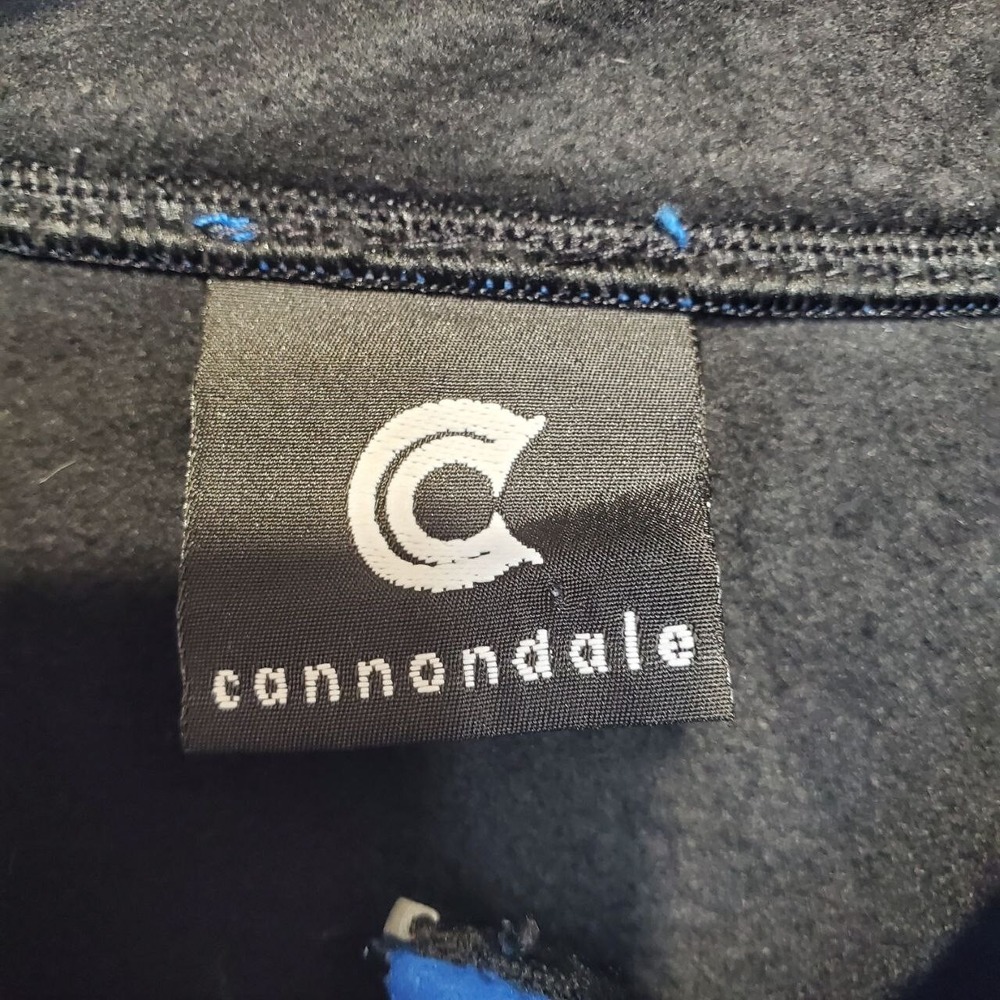 Cannondale‎ Vest Polartec Fleece Full Zip Mens Large Blue Black Running Cycling - Picture 3 of 12